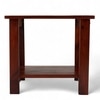 Camden Sheesham Wood Contemporary Square Coffee Table In Honey Finish