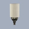 Devansh Metal Electric Wall Light in Antique Gold Colour with White Shade Count of 1 Light