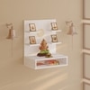 Bluewud Dhruv Engineered Wood Prayerut In White Finish