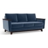 Corby Premium 3 Seater Fabric Sofa in Lapis Blue Colour
