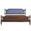 Regal Shesham Solid Wood Queen Size Bed Non Storage Bed In Provincia Teak Finish