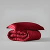 Stoa Paris Comforter for Single Bed, 300TC Satin Comforters in Flirty Red
