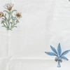 Eon White Floral 400 TC Cotton Flat Single Size Bedsheet with 2 Pillow Covers – Threads
