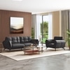 Vetra 1 Seater Leather Sofa In Slate Grey Colour