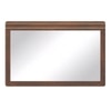 Saar Teak Wood Mirror In Espresso Teak Finish