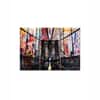 Truss Pcs Black Red Grunge Brooklyn Bridge Printed Canvas Wall Prints Set of 3 Multicolor Matte