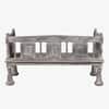 Wollman Mango Wood Bench In Grey Finish