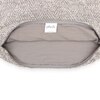 Tagus Grey Knit Cotton Cushion Cover  12X20  Inches