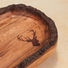 Ireka Home Oh Deer Serving Platter – Carved Design