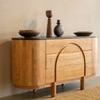 Andaman Nancowry Solid Wood Chest of Drawers in Brown Colour