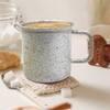 Metalsmith Metal Coffee Mug White Reusable Drinking Mug