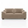 Esquel Premium 3 Seater Fabric Sofa in Biscuit Velvet Colour