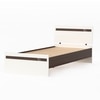 BLUEWUD Pollo Engineered Wood Single/Diwan Bed Without Storage Box for Bedroom Home Furniture (Wenge & White / 78 x 36 Cm Mattress Size) (Assembly - Free Installation)