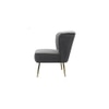 Fission Accent Chair in Dark Grey Colour