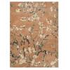 Multicolor Floral Machine Made Polyester 2 X 5 Feet Carpet