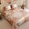Stoa Paris 300TC UltraSatin King Size Comforter,  Lightweight, Champagne Gold