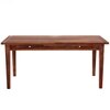 Mars Solid Wood Dinning Table in Natural Finish