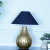 Joanna Metal Table Lamp With Black Cotton Shade