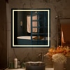 Square LED Mirror  Illuminated  Mirror with Light Border