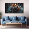 The Castle Decor Lion Abstract Wall Art Set of 5 Digital Painting 27x48 Inch