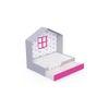Little Hut Engineered Wood Drawer Storage Bed in Grey Colour