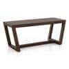 Caprica Dining Bench In Mango Walnut Finish