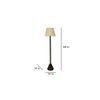Brice Beige Jute Floor Lamp with Beige Jute Base