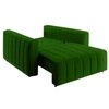 Beliss  Pull Out Sofa cum Bed  in Green Colour