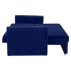 Melano  Pull Out Sofa cum Bed  in Navy Blue Colour
