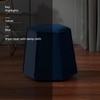 Prism Blue Pouf Ottoman