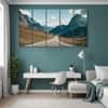 The Castle Decor Nature Wall Painting Wooden Framed 27x48 Inch (Style 1)