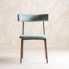 Arco Stainless Steel Outdoor Dining Chair in Gold Finish