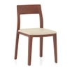 Clarke Solid Wood Dining Chair in Honey Finish & Ivory Colour - Set of 2