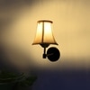 Devansh Gold Wall Mounted Lamp With Off-White Cotton Shade