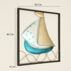 W-Selena Abstract Metal Wall Decor in Multicolor Set of 1