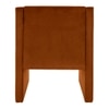 Shuntina Fabric Accent Chair in Orange Colour