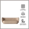 Plushprestige Wood 3 Seater With Upholstery Non Storage Sofa In Yellow Colour