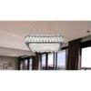 Candela Crystal Three Way Remote Lighting Chandelier