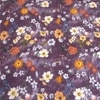 Tara Purple Floral Cotton Comforter Double Bed Reversible 350 Gsm Size 240 X 220 Cms