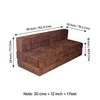 Naples Sofa Cum Bed - Brown