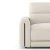 Linaro Leather 1 Seater Double Motor Recliner In Grey Colour