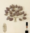 W-Parvi Abstract Metal Wall Decor in Multicolor Set of 1