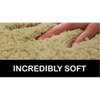 Angelina Gold Solid Natural Fiber 24x16 inches Anti-Skid Bath Mat