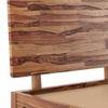 Boston Solid Wood King Size Box Storage Bed In Teak Finish