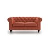 Winchester 2 Seater Leatherette Sofa in Tan Colour