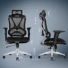 Kepler Brooks Vogue Premium Office Chair in Black Colour