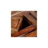 Milan Sheesham Wood Coffee Table In Teak Finish