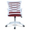 Iinea Mid Back Ergonomic Chair in Red Colour