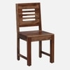 Charlie 4 Seater Dining Set In Walnut Finish