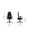 Merry Premium Ergonomic Office Chair High Back in Black Colour